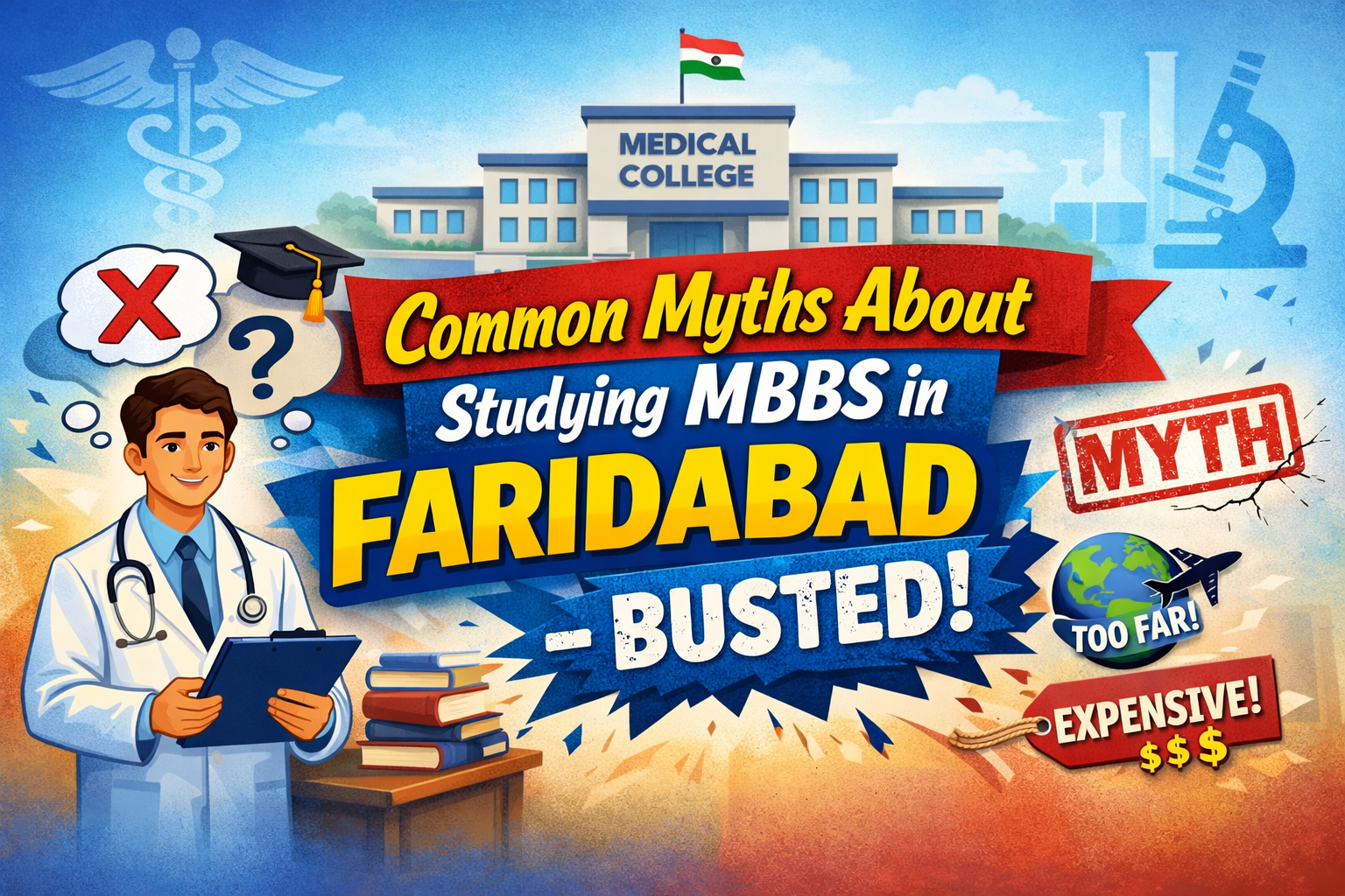 Common Myths About Studying MBBS in Faridabad – Busted